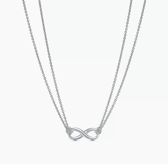 Tiffany & Co. Silver Infinity Pendant Necklace - Picture 5 of 9